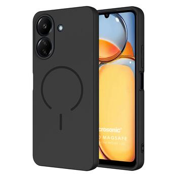 Microsonic Xiaomi Poco C65 Kılıf Zeno MagSafe Siyah