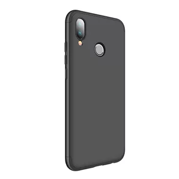 Microsonic Huawei P20 Lite Kılıf Double Dip 360 Protective Siyah