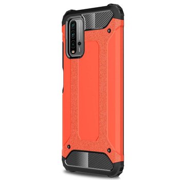 Microsonic Xiaomi Redmi 9T Kılıf Rugged Armor Kırmızı