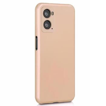 Microsonic Oppo A96 4G Kılıf Matte Silicone Gold