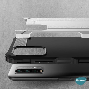 Microsonic Xiaomi Redmi 9T Kılıf Rugged Armor Mavi