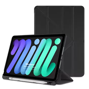Microsonic Apple iPad Mini 7 Kılıf (A2993-A2995) Origami Pencil Siyah