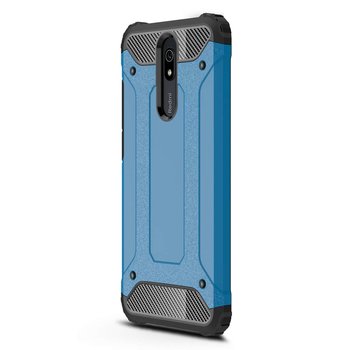 Microsonic Xiaomi Redmi 8A Kılıf Rugged Armor Mavi