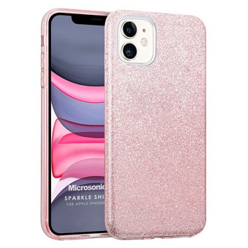 Microsonic Apple iPhone 11 Kılıf Sparkle Shiny Rose Gold