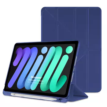 Microsonic Apple iPad Mini 7 Kılıf (A2993-A2995) Origami Pencil Lacivert