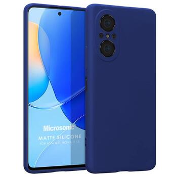 Microsonic Huawei Nova 9 SE Kılıf Matte Silicone Lacivert