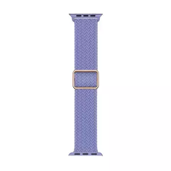 Microsonic Apple Watch Ultra 3 Kordon Knitted Fabric Loop Lila