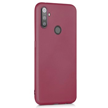 Microsonic Realme C3 Kılıf Matte Silicone Mor