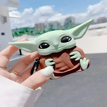 Microsonic AirPods Pro 3 Kılıf Cartoon Figürlü Silikon Crtn-Fgr-Bby-Yda