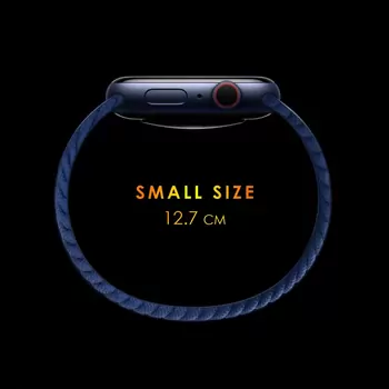 Microsonic Apple Watch Series 11 42mm Kordon, (Small Size, 127mm) Knitted Fabric Single Loop Pride Edition