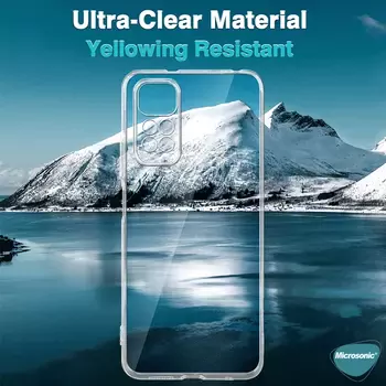 Microsonic Xiaomi Redmi Note 12 Pro 4G Kılıf Transparent Soft Şeffaf