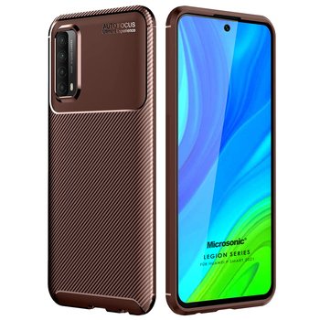 Microsonic Huawei P Smart 2021 Kılıf Legion Series Kahverengi