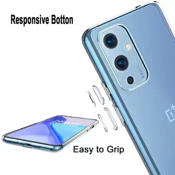 Microsonic OnePlus 9 Kılıf Transparent Soft Şeffaf