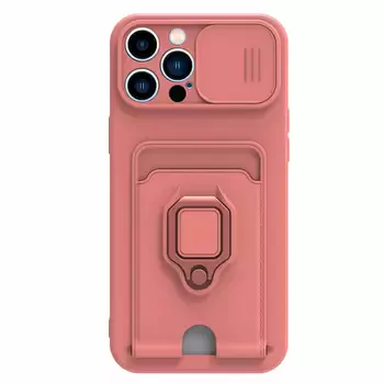 Microsonic Apple iPhone 15 Pro Kılıf Multifunction Silicone Pembe