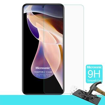 Microsonic Xiaomi Redmi Note 11 Pro Plus Tempered Glass Cam Ekran Koruyucu