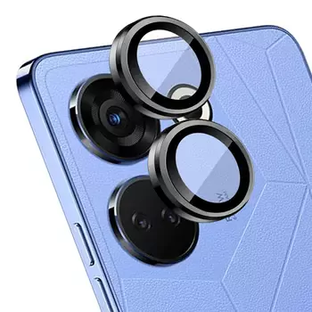 Microsonic TECNO Camon 20 Pro 4G Tekli Kamera Lens Koruma Camı Siyah