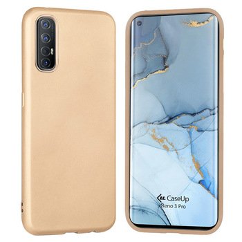 CaseUp Oppo Reno 3 Pro Kılıf Matte Surface Gold