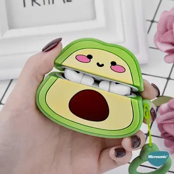 Microsonic AirPods Pro 3 Kılıf Cartoon Figürlü Silikon Crtn-Fgr-Avcd