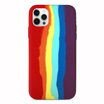 Microsonic Apple iPhone 12 Pro Kılıf Painted Rainbow Pattern Pride Edition