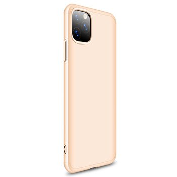 Microsonic Apple iPhone 11 Pro Max Kılıf Double Dip 360 Protective AYS Gold