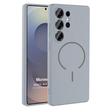 Microsonic Samsung Galaxy S25 Ultra Kılıf Zeno MagSafe Gri
