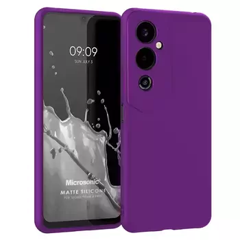 Microsonic TECNO Pova 4 Pro Kılıf Matte Silicone Mor