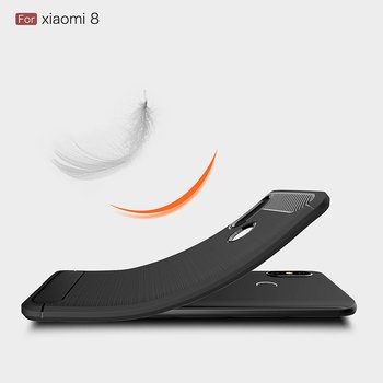 Microsonic Xiaomi Mi 8 Kılıf Room Silikon Kırmızı