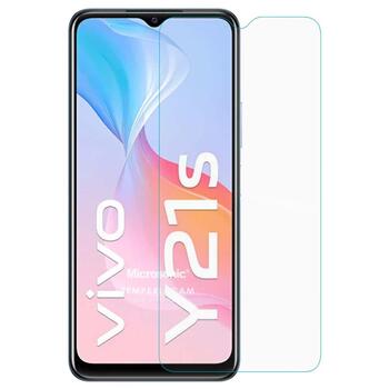 Microsonic Vivo Y21s Tempered Glass Cam Ekran Koruyucu