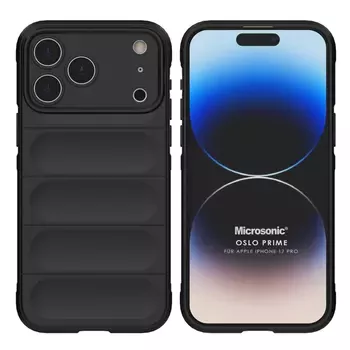 Microsonic Apple iPhone 17 Pro Kılıf Oslo Prime Siyah