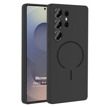 Microsonic Samsung Galaxy S24 Ultra Kılıf Zeno MagSafe Siyah