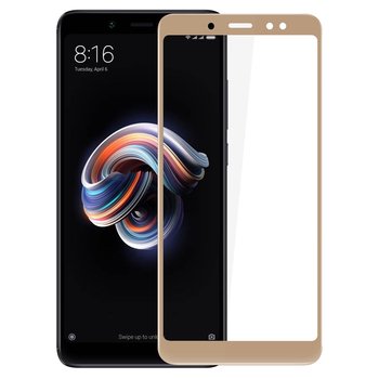 Microsonic Xiaomi Redmi Note 5 Kavisli Temperli Cam Ekran Koruyucu Film Gold