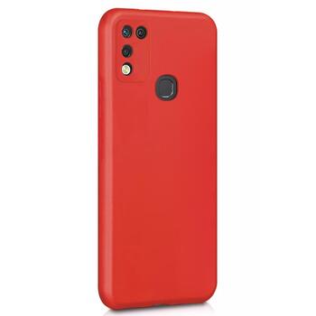 Microsonic Infinix Hot 10 Play Kılıf Matte Silicone Kırmızı