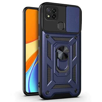 Microsonic Xiaomi Redmi 9C Kılıf Impact Resistant Lacivert