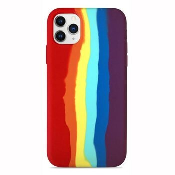 Microsonic Apple iPhone 11 Pro Max Kılıf Painted Rainbow Pattern Pride Edition