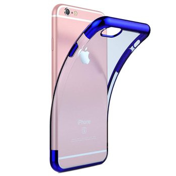 Microsonic Apple iPhone 6S Plus Kılıf Skyfall Transparent Clear Mavi