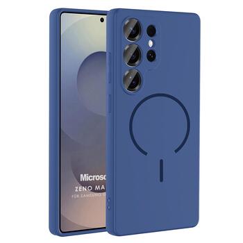Microsonic Samsung Galaxy S24 Ultra Kılıf Zeno MagSafe Lacivert