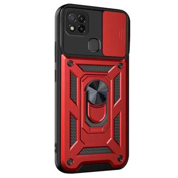 Microsonic Xiaomi Redmi 9C Kılıf Impact Resistant Kırmızı