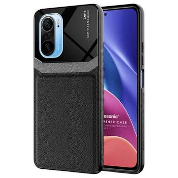 Microsonic Xiaomi Redmi K40 Pro+ Kılıf Uniq Leather Siyah