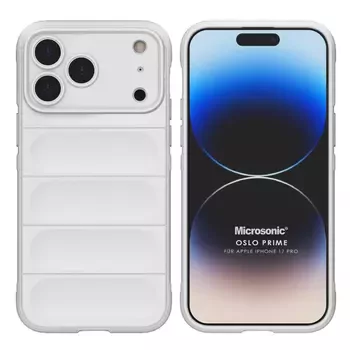 Microsonic Apple iPhone 17 Pro Kılıf Oslo Prime Beyaz
