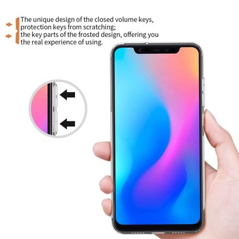 Microsonic Xiaomi Mi 8 Kılıf Transparent Soft Beyaz