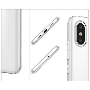 Microsonic Xiaomi Mi 8 Kılıf Transparent Soft Beyaz