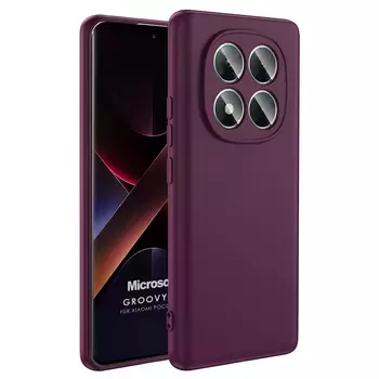 Microsonic Xiaomi Poco X7 Kılıf Groovy Soft Mor