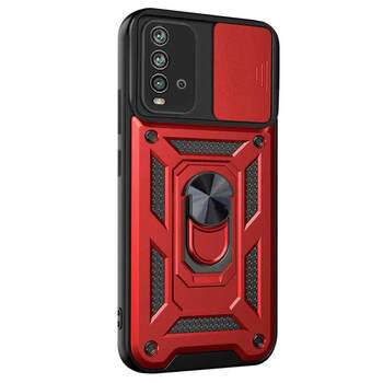 Microsonic Xiaomi Redmi 9T Kılıf Impact Resistant Kırmızı