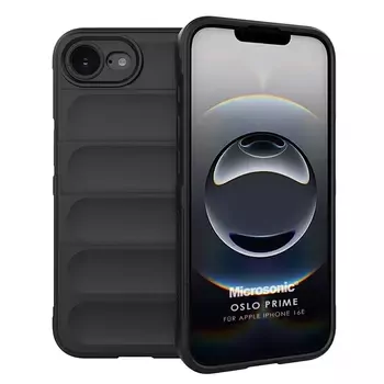 Microsonic Apple iPhone 16e Kılıf Oslo Prime Siyah