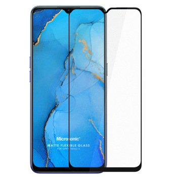 Microsonic Oppo Reno 3 Matte Flexible Ekran Koruyucu Siyah