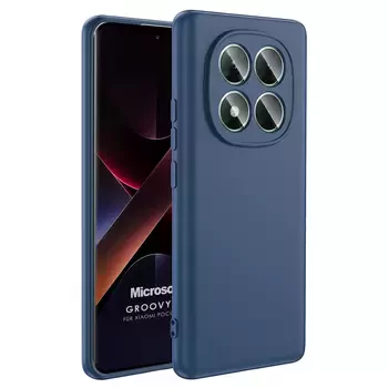 Microsonic Xiaomi Poco X7 Kılıf Groovy Soft Lacivert