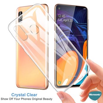 Microsonic Samsung Galaxy A60 Kılıf Transparent Soft Şeffaf