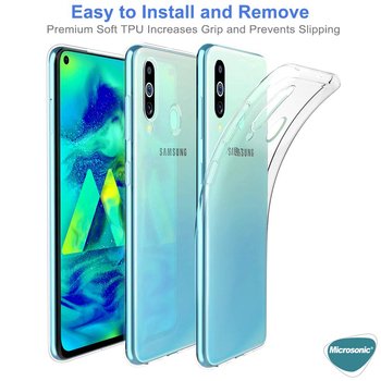 Microsonic Samsung Galaxy A60 Kılıf Transparent Soft Şeffaf