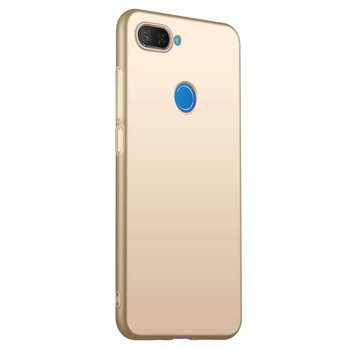 Microsonic Xiaomi Mi 8 Lite Kılıf Matte Silicone Gold