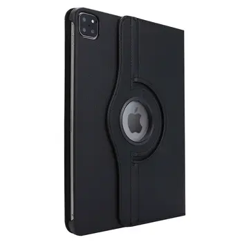 Microsonic Apple iPad Pro 13 2025 Kılıf (A3360-A3361) 360 Rotating Stand Deri Siyah